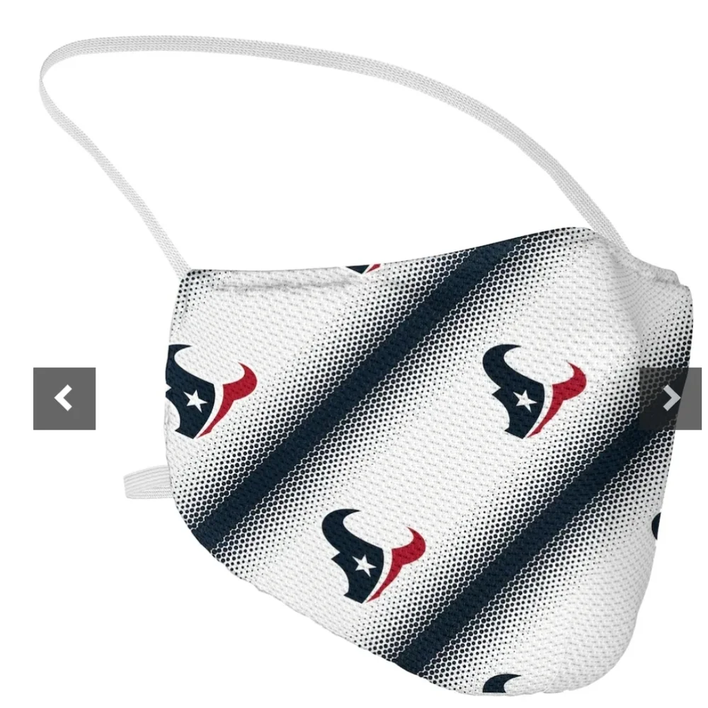 3-Pack Adult Houston Texans Fanatics Branded Official Logo Face Covering